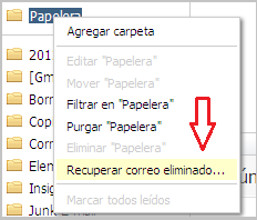Recuperar Mensajes Borrados