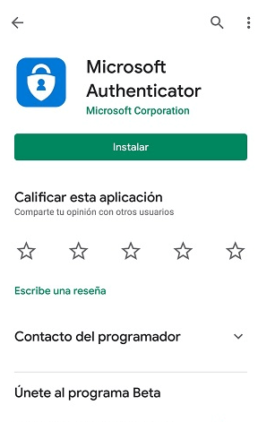 Panel Email –  APP para Autenticación 2 Factores