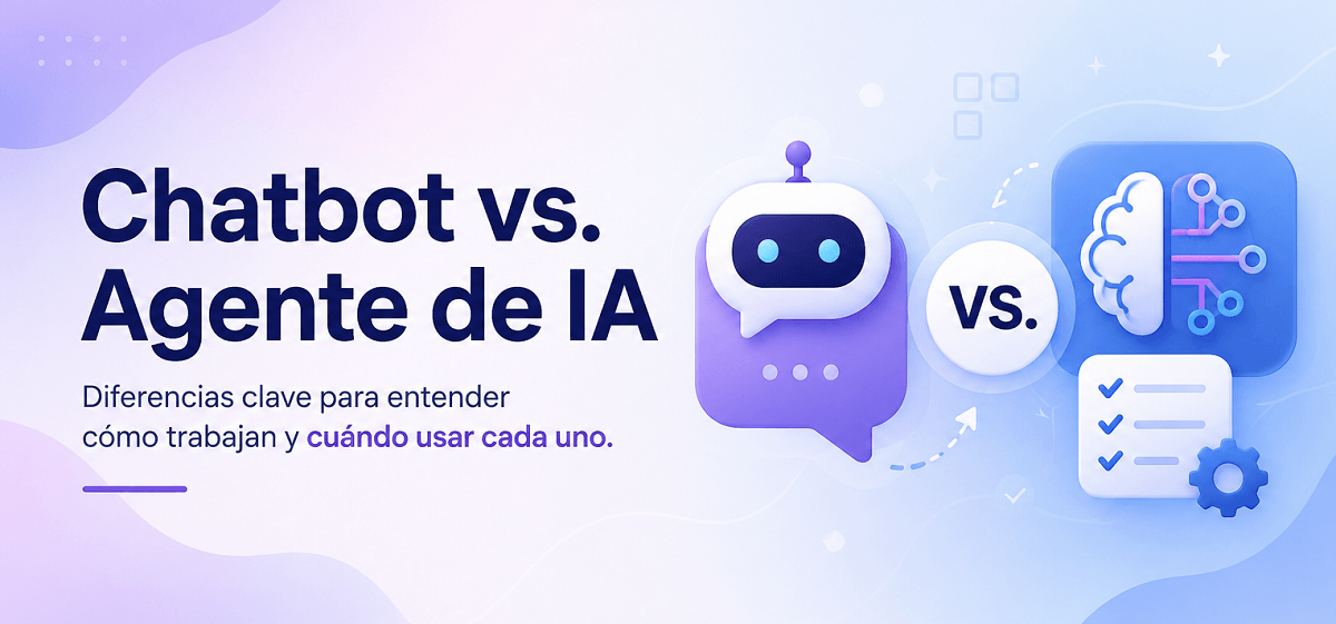 Chatbots vs. Agentes de IA: ¿Cuál es la diferencia?